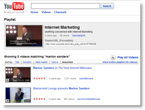 Youtube add video to your website