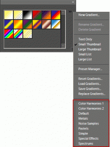 7-choosenewgradients photoshop elements choose gradients
